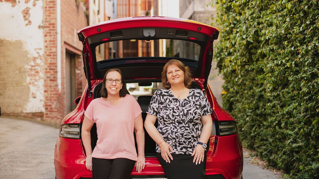 Women at Porsche Cars Australia: Alana Brooks and Franca Di Pietro